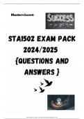 STA1502 EXAM PACK 2024/2025  {QUESTIONS AND ANSWERS }