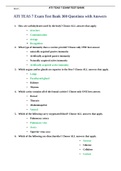 NURSING 6501 ATI TEAS 7 Exam Test Bank 300 Science Questions with Answers. Course NURSING 6501 Institution Liberty University ATI TEAS 7 TEST BANK 350 QUESTIONS AND ANSWERS 2022 How are carbohydrates used by the body? Choose ALL answers that apply. • stru