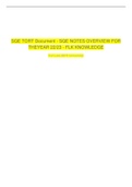 SQE TORT Document - SQE NOTES OVERVIEW FOR THEYEAR 22/23 - FLK KNOWLEDGE Tort Law (BPP University)