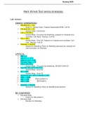 Mark Klimek Test taking strategies,,lab values;