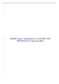 Straighterline: ANATOMY AND PHYSIOLOGY I / BIO201 quizzes 1-16, Midterm and final exam collection answered and graded 98 overall > Latest 2023