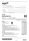 AQA GCSE Mathematics-83003H-QP-with answer-NOV21