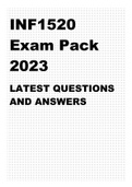 INF1520 EXAM PACK 2023