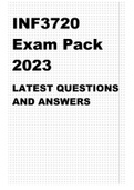 INF3720 EXAM PACK 2023