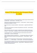 Avixa CTS Questions And Answers Rated A+ 2024.