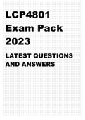 LCP4801 EXAM PACK 2023