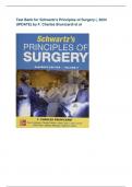 Test Bank for Schwartz's Principles of Surgery (, 2024  UPDATE) by F. Charles Brunicardi et al . ALL CHAPTERS INCLUDED