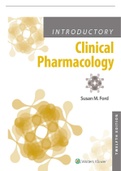 TEST BANKS FOR CLINICAL PHARMOLOGY