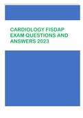 CARDIOLOGY FISDAP  EXAM QUESTIONS AND  ANSWERS 2023 LATEST UPDATE