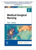 TEST BANK FOR MEDICAL-SURGICAL NURSING, 8TH EDITION LINTON & MATTESON TESTBANK/ALL CHAPTERS 1-63