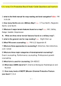 U.S. Army E-6 Promotion Board Study Guide Questions and Answers 2022/2023 | 100% Correct Verified Answers