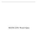 MATH 225N Week 1, Week 2, Week 3, Week 4, Week 5, Week 6, Week 7, Week 8, Questions and Answers, Chamberlain College of Nursing.