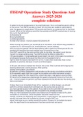 FISDAP Operations Study Questions And Answers 2023-2024 complete solutions   A patient is found unresponsive in his small bathroom. He is not breathing and is sitting in the corner. Two EMTs are able to reach him, but they are unable to stand side by side