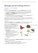 Biologie voor jou 4vwo samenvatting thema 1, inleiding in de biologie