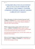 NCIDQ IDFX PRACTICE EXAM NEWEST  2024 ACTUAL EXAM COMPLETE 100  QUESTIONS AND CORRECT ANSWERS  (VERIFIED ANSWERS) |ALREADY GRADED  A+||BRAND NEW VERSION!! 