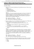 Chapter 06: Childhood Communicable and Infectious Diseases Hockenberry: Wong’s Essentials of Pediatric Nursing, 10th Edition  ALL ANSWERS 100% SOLVED 2022/2023 EDITION RATED GRADE A+