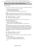 Chapter 18: Impact of Cognitive or Sensory Impairment on the Child and Family Hockenberry: Wong’s Essentials of Pediatric Nursing, 10th Edition   ALL ANSWERS 100% SOLVED 2022/2023 EDITION RATED GRADE A+