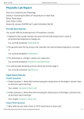  Physio Ex Exercise 6 (Cardiovascular Physiology) Activity 3