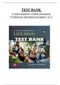 Test Bank For A Topical Approach to Lifespan Development 11th Edition By John Santrock, Consists Of 17 Complete Chapters, ISBN: 978-1260726817