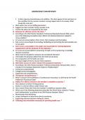 Jurisprudence exam reviewer questions help. It gives a summary of the questions with answers