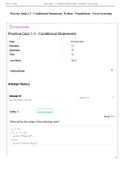 Practice Quiz 1.3 - Conditional Statements_ Python - Foundations - Great Learning