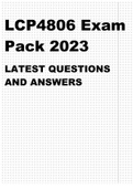 LML4806 EXAM PACK 2023