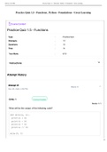 Practice Quiz 1.5 - Functions_ Python - Foundations - Great Learning