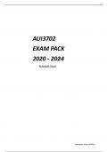 AUI3702 Exam Pack 2024