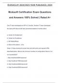 MuleSoft Certified Developer - level 01 Exam Questions and Answers 100% Solved