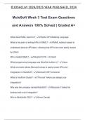 MuleSoft Week 3 Test Exam Questions and Answers 100% Solved | Graded A+