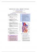 Nur 1020C - Cardiovascular System Notes 