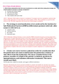 RASMUSSEN PN1 FINAL EXAM (REAL) (1) Q&A WITH RATIONALES GRADED A+