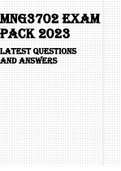 MNG3702 EXAM PACK 2023