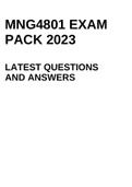 MNG4801 EXAM PACK 2023