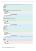 BIO 201 BIO201: Anatomy and Physiology - Straighterline Lab QUIZ 7