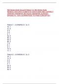 NIH Stroke Scale NEWEST 2024 WITH COMPLETE QUESTIONS AND CORRECT VERIFIED ANSWERS (DETAILED ANSWERS) ALREADY GRADED A+ 100% GUARANTEED TO PASS CONCEPTS!!! 1A - Level of consciousness - ANSW..0 - Alert; keenly responsive 1 - Arouses to minor stimulation 2 