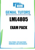 LML4805 EXAM PACK 2024