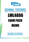 LML4806 EXAM PACK MEMO 2024