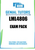 LML4806 EXAM PACK 2023