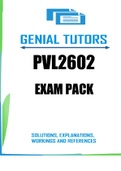 PVL2602 EXAM PACK 2023