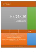 HED4808 ASSESSMENT 4 DUE OCTOBER 2024 QUESTION 1: 1.1 Motivate your reasons why you think/ the professor’s perspective on the  content of the module is valid or not. Use literature to support your answer 