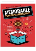 Jonathan Heldt, M.D. Memorable Psychopharmacology TEST BANK LATEST