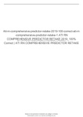 Ati-rn-comprehensive-predictor-retake-2019-100-correct-ati-rn-comprehensive-predictor-retake-1 ATI RN COMPREHENSIVE PREDICTOR RETAKE 2019_100% Correct | ATI RN COMPREHENSIVE PREDICTOR RETAKE