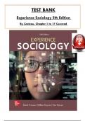 Test Bank for Experience Sociology 5th Edition by Croteau, Hoynes and Stamm