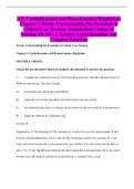 ATI Cardiodynamics and Hemodynamics Regulation: Chapter 5: Perrin: Understanding the Essentials of Critical Care Nursing: Chamberlain College of Nursing NR 341 (A Graded) Latest Questions and Complete Solutions