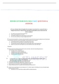 HESI RN CAT EXAM 2023/2024  V1&V2 QUESTIONS & ANSWERS