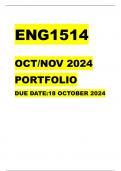 ENG1514  DETAILED EXAMINATION PORTFOLIO(DUE DATE:18/10/24)