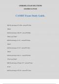 CAMRT Exam Study Guide