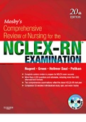 Mosby's Comprehensive Review of Nursing for the NCLEX-RN® Examination