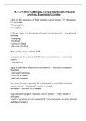 MCN 273 MOD 9.2 Bleeding, Cervical Insufficiency, Placental problems, Hyperemisis Gravidum